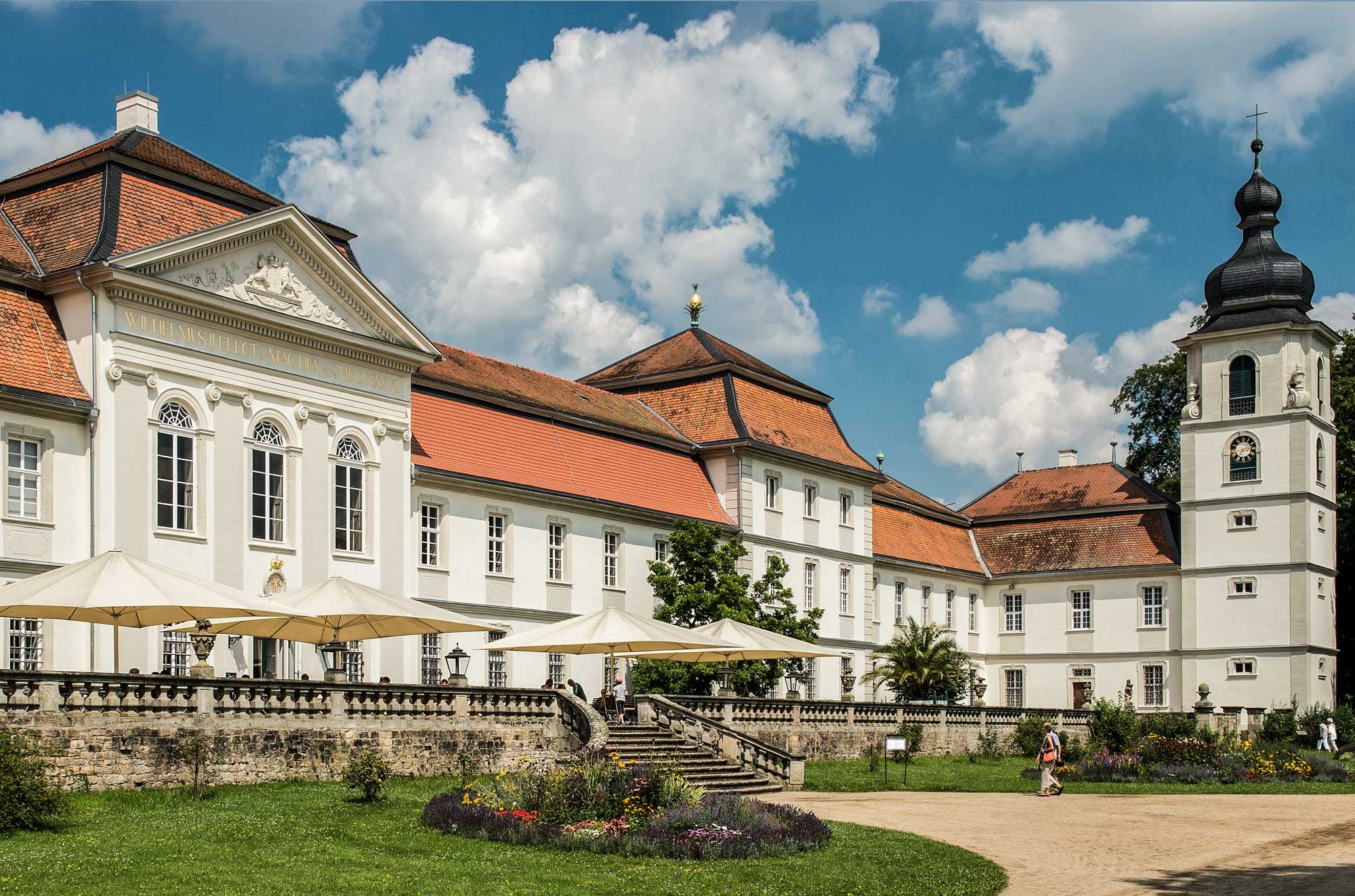 Schloss Fasanerie, Südfassade, (c) Kulturstiftung des Hauses Hessen