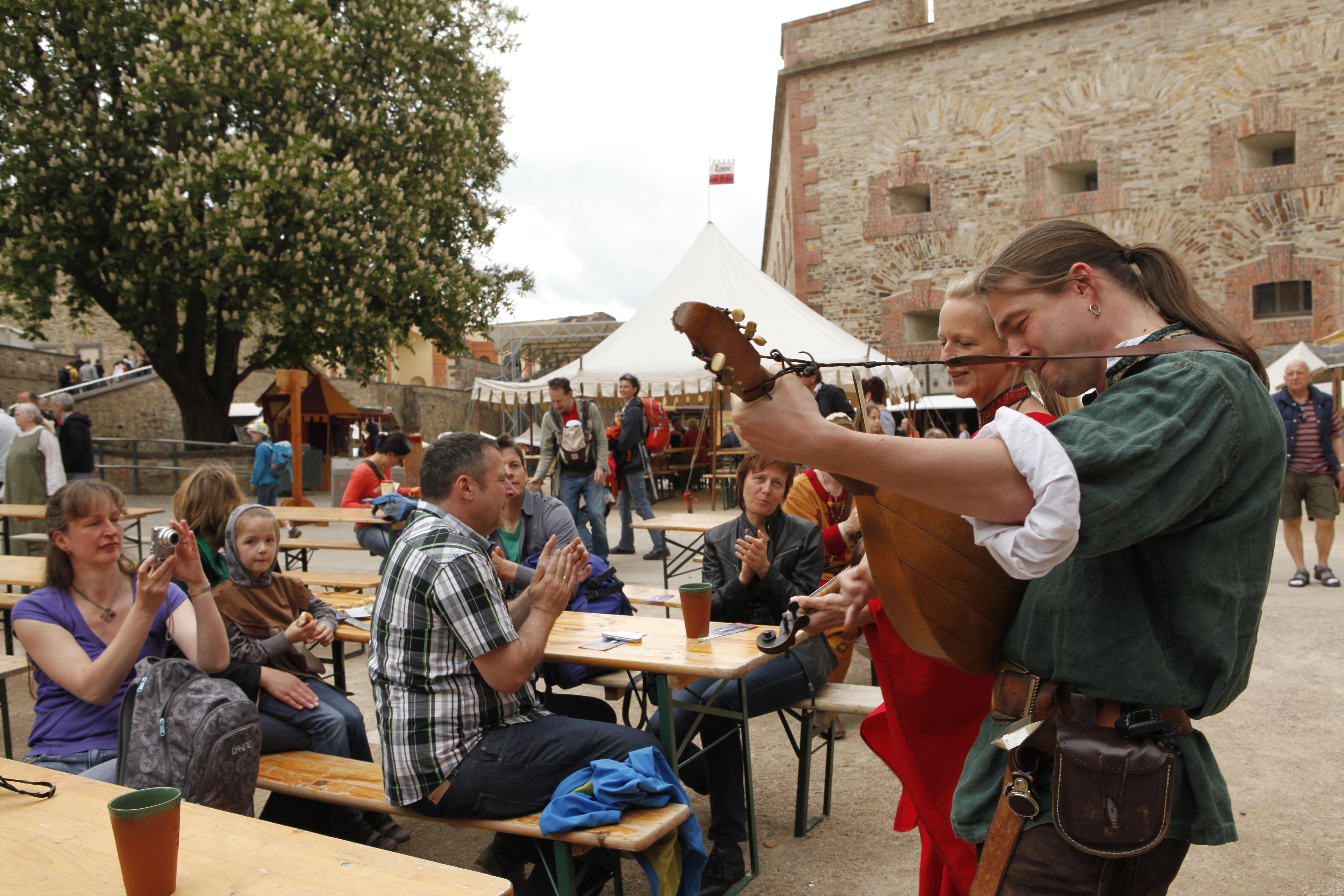 Fotos der Historienspiele 2013 auf der Festung Ehrenbreitstein (c) GDKE, Foto: Pfeuffer