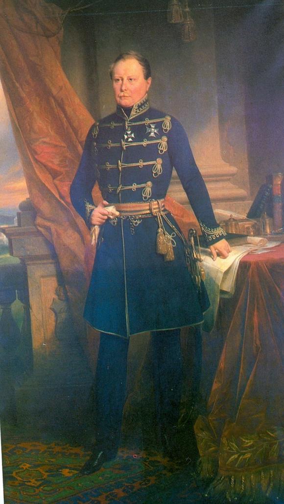 König Wilhelm I. von Württemberg, Ölgemälde von Joseph Karl Stieler aus dem Jahr 1827