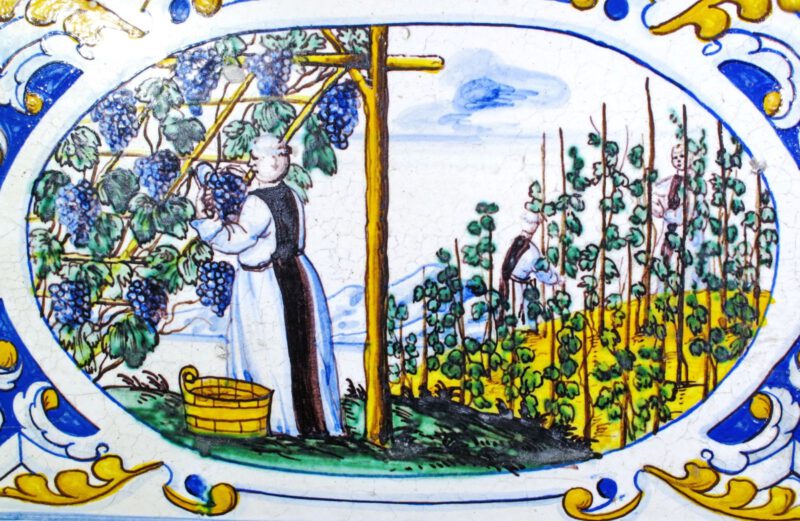 Ofenkachel aus dem Sommerrefektorium von Kloster salem (C) Staatliche Schlösser und Gärten Baden-Württemberg, Ortsverwaltung Salem