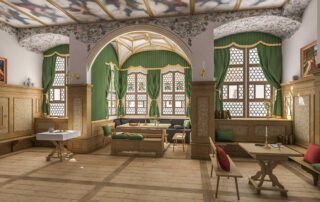 Kurfürstliche Gemächer Schloss Hartenfels, Visualisierung der Rekosntruktion