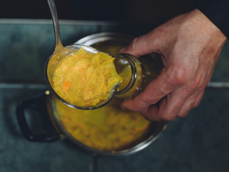 Bitterorgangen-Marmelade vom Weinhändler Manzke, Barockgarten Großsedlitz (c) Schlösserland Sachsen